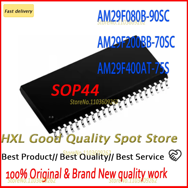 5pcs AM29F080B-120SC AM29F080B-90SC AM29F080B SOP44 AM29F200BB-70SC AM29F200BB 29F200BB  AM29F400AT-75S AM29F400AT-70S AM29F400A