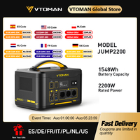 VTOMAN JUMP 2200 Portable Power Station 828/1548Wh LiFeP04 Battery Solar Generator Solar for Home Outdoor Camping