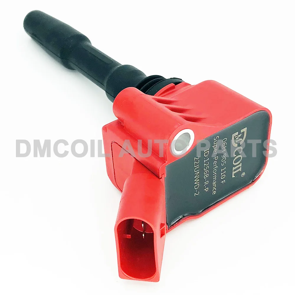 4 RED SUPER PERFORMANCE IGNITION COIL FIT PORSCHE AUDI A5 Q3 Q5 TT VW EOS GOLF SKODA SEAT 1.8T 2.0T 3.0T EA888 II III 06H905110H