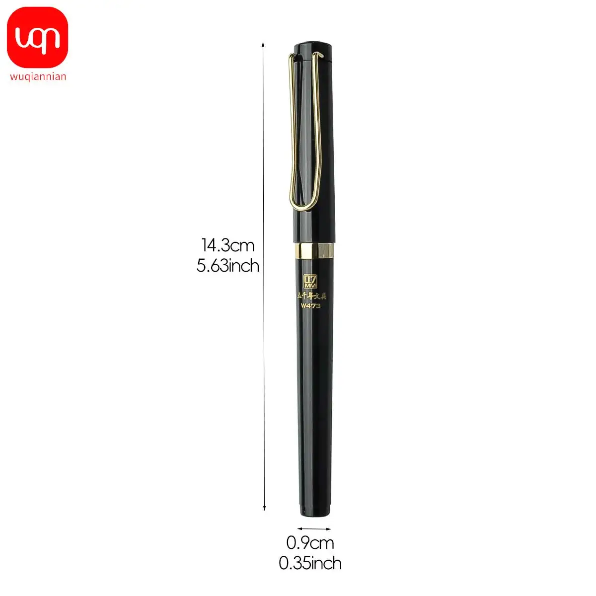 Large capacity black neutral pen, 0.7mm tip, super durable, hard calligraphy pen, exam pen, signature pen, gift giving pen3/6pcs