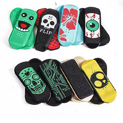 Finger Skateboards Magnetic Mini Deck Fidget Finger Skate Board for Stress Relief Kids Party Boys Classroom Birthday Stocking