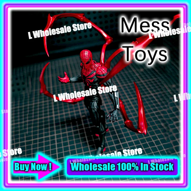 

In Stock Mess Toys Superior Neighbor Spider Man Ultimate Peter Parker Messtoys Spiderman Anime Action Figure Model Gifts Toys