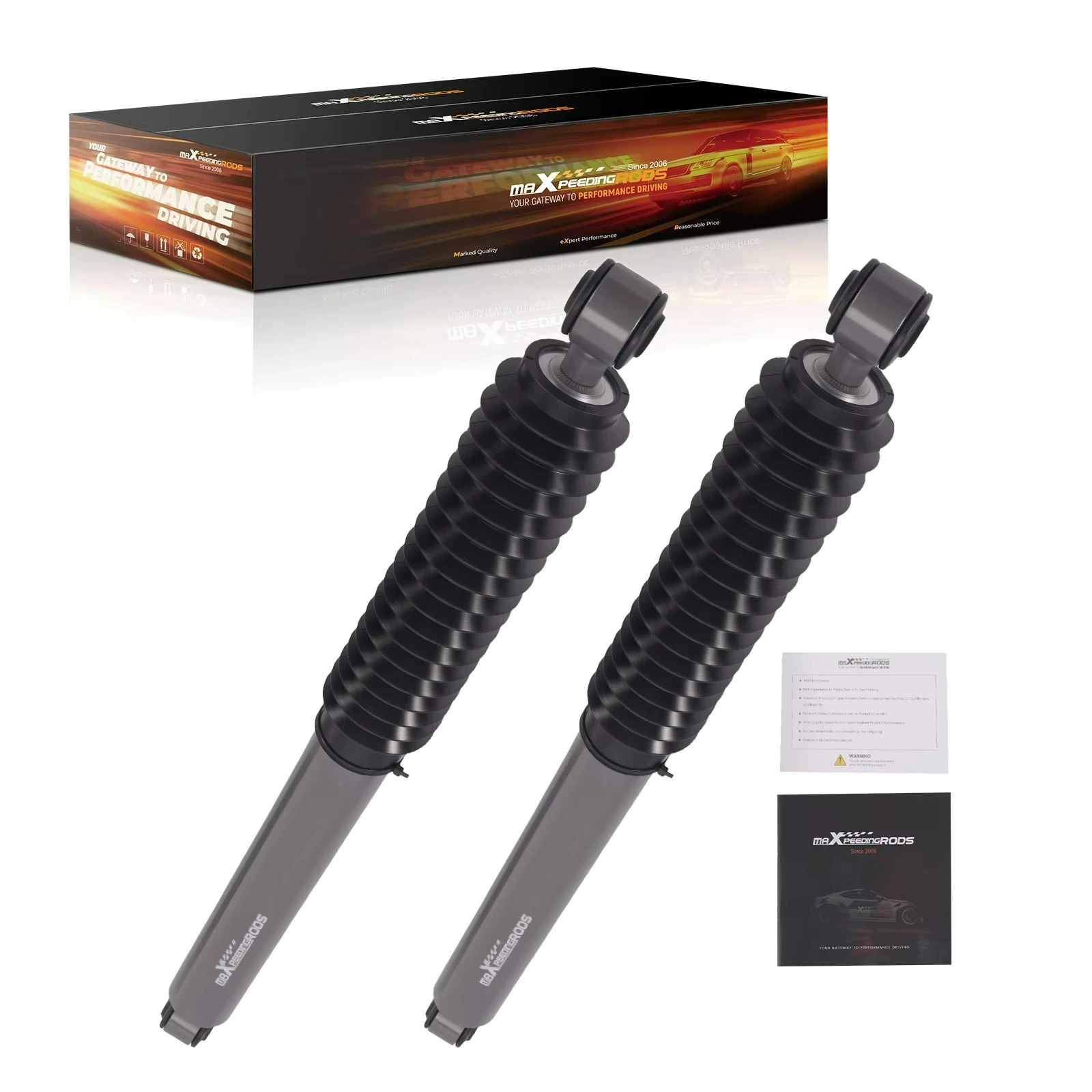 Factory Rear Shock Absorber for GMC Sierra, for Chevrolet Sorod 1500 2007-2022 R 0-4 Inch Elevated Nitrogen Charge
