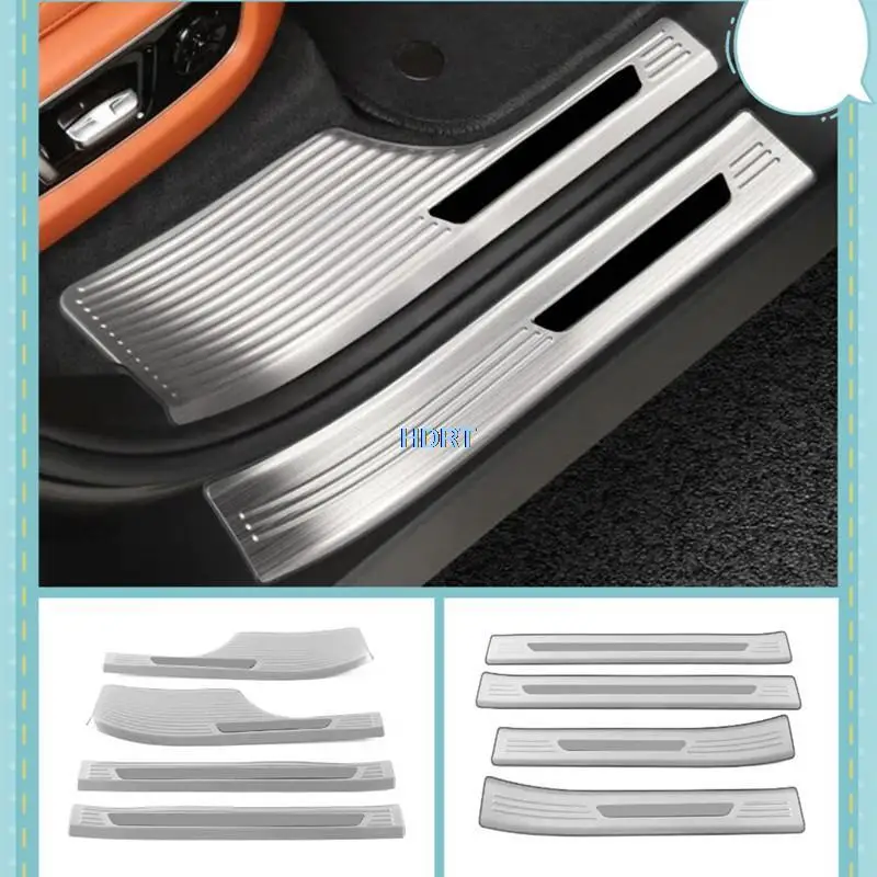 Car Styling Protector Decoration Accessories For Leading Ideal Li Auto L9 2022 + Door Sill Welcome Pedal Tread Plate With logo