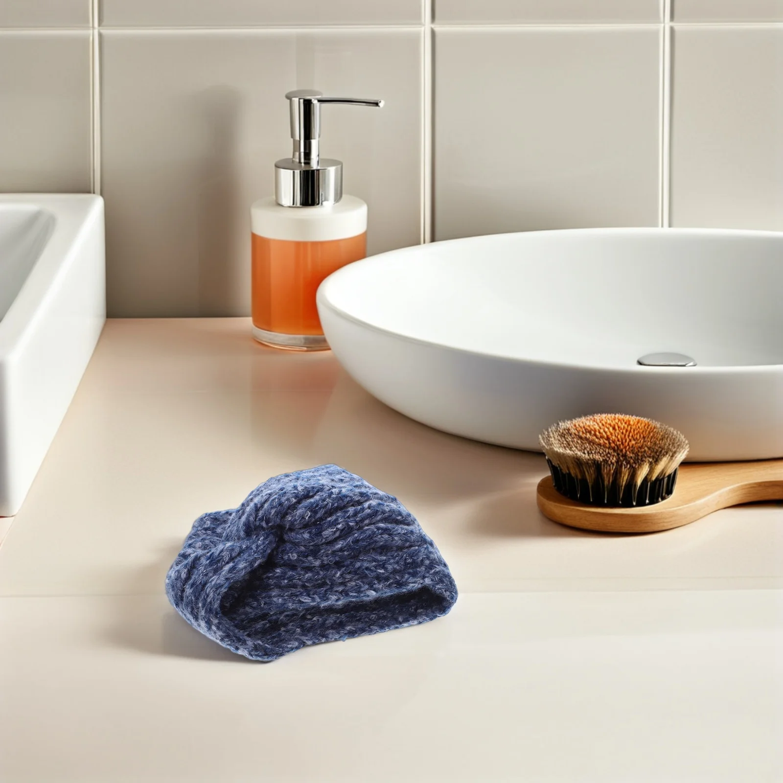 

Maize Wool Knitted Headband For Women Warm Handmade Hair Accessories Foldable Cross Headdress Winter Yarn Hair Hoops