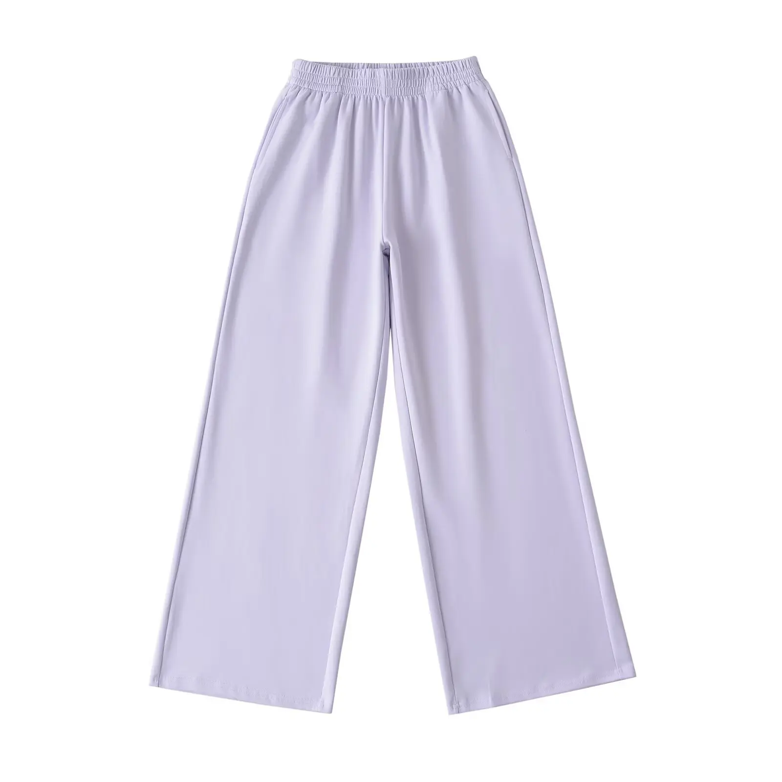 American Sle Hohe Taille Breite Bein Jogginghose Damen Frühling Sommer Vintage Faul Lose Casual All-Match Bodenlange Hosen