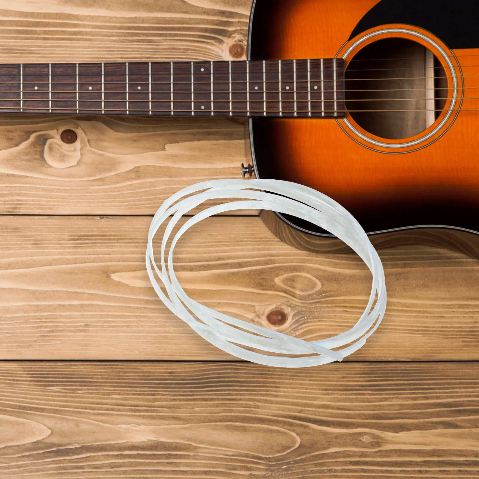 

3 Pcs Guitar Trim Binding Purfling Strip Ukulele Edge Strap Plastic Guitars Strips