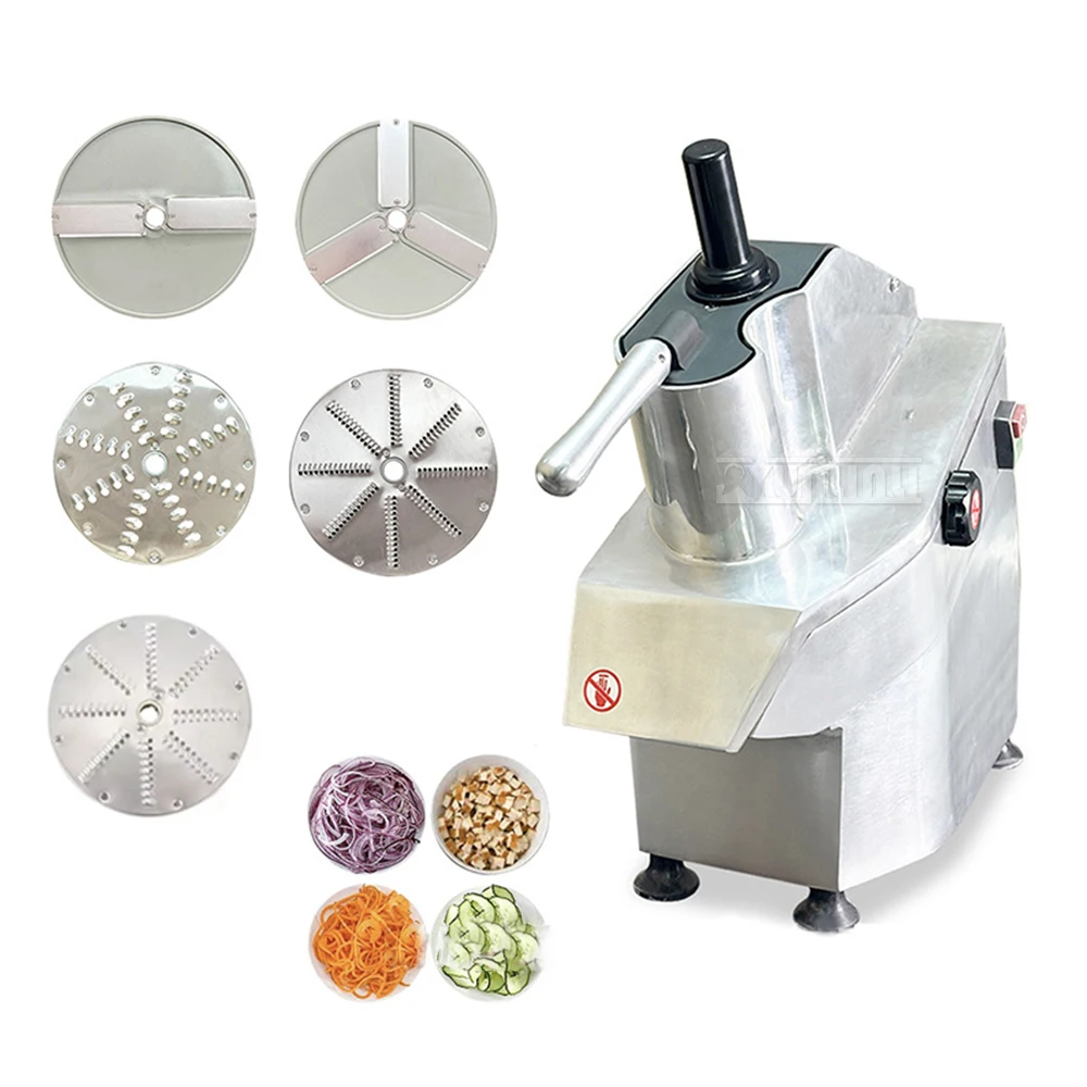 เครื่องหั่นผักเชิงพาณิชย์ JKC-300N เครื่องตัดมันฝรั่งในครัว อุปกรณ์เตรียมอาหารที่มีประสิทธิภาพสำหรับร้านอาหารและใช้ในบ้าน