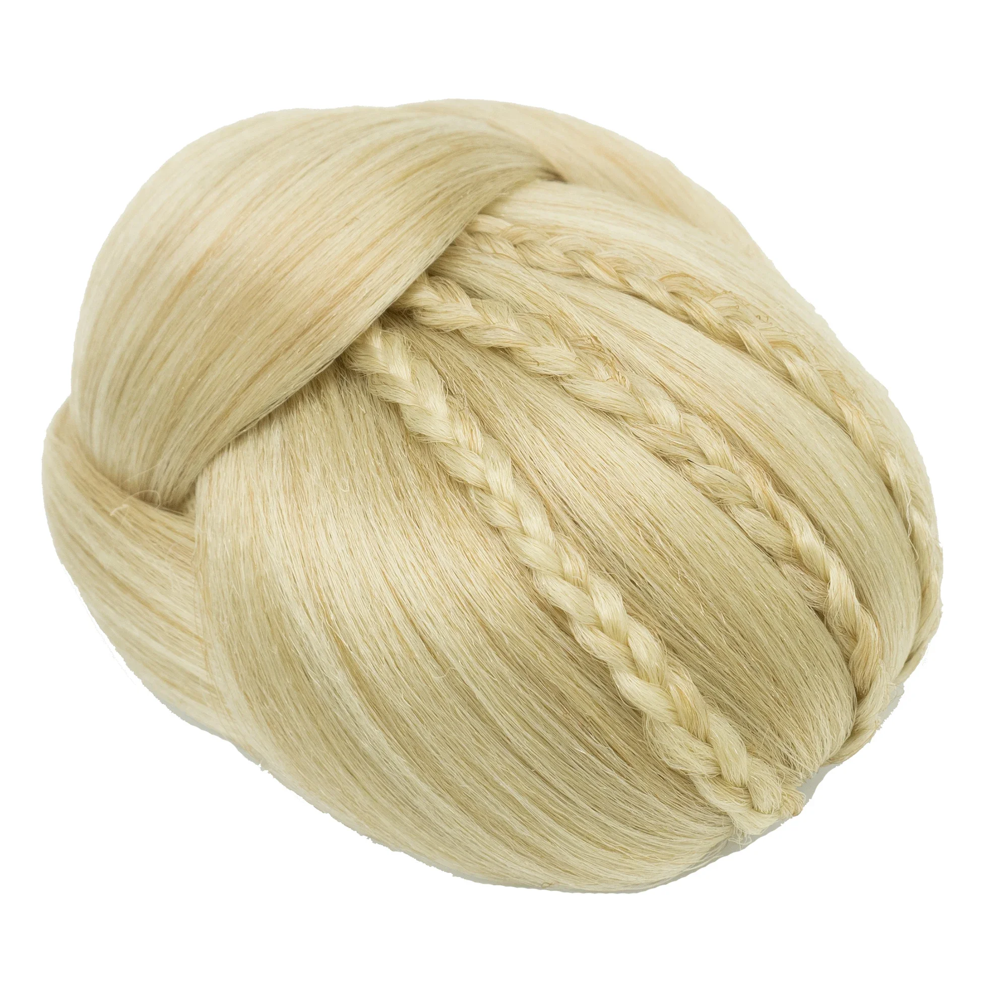 الاصطناعية مضفر العقدة راقصة غطاء الشعر دونات خصلات شعر Scrunchies كعكة الشعر شعر مستعار كليب أوبدو حفل زفاف الأفرو نفخة