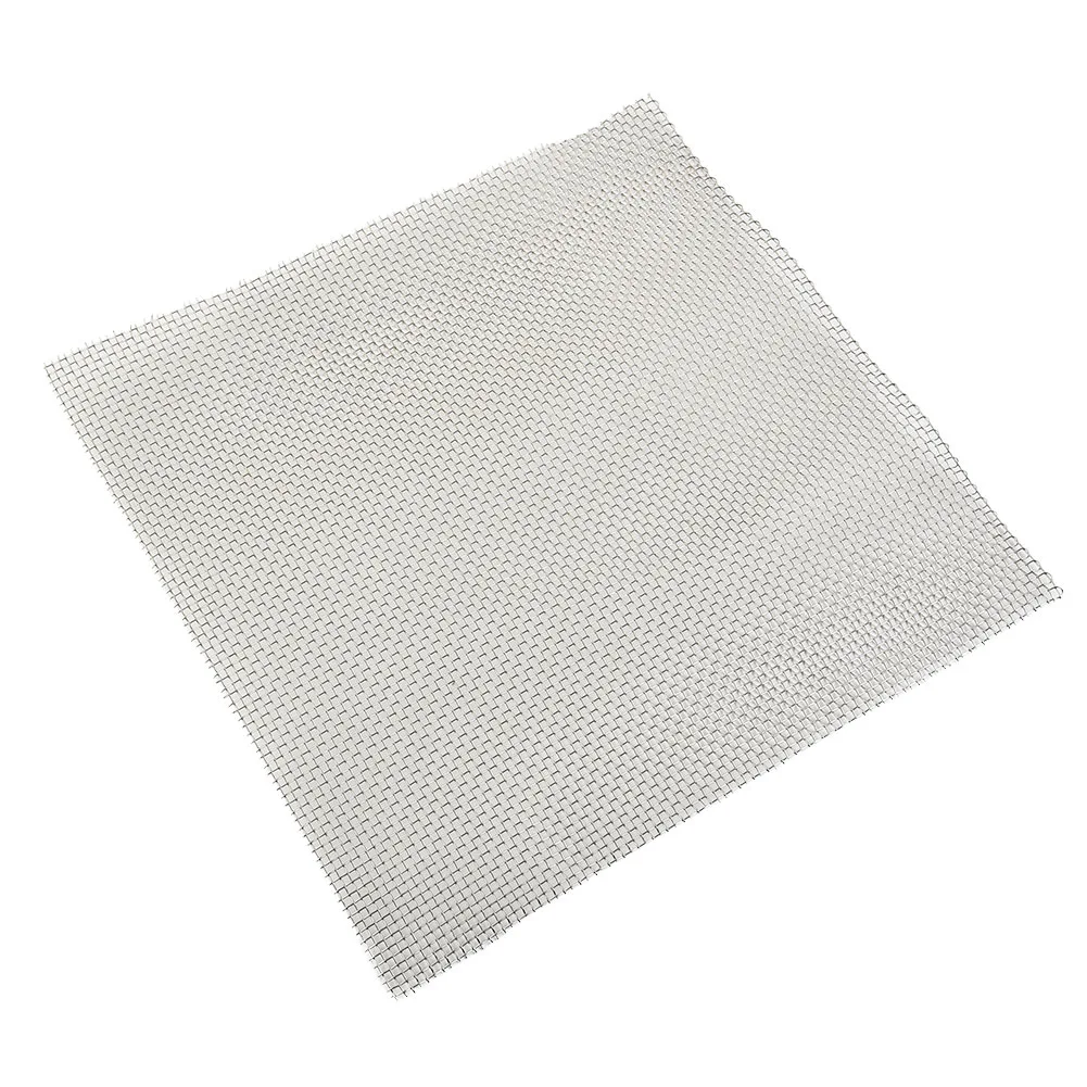 30x30cm Stainless Steel Mesh Filter Mesh Metal Front Repair Fixed Mesh Filter Woven Wire Sieve Plate Screen Filter