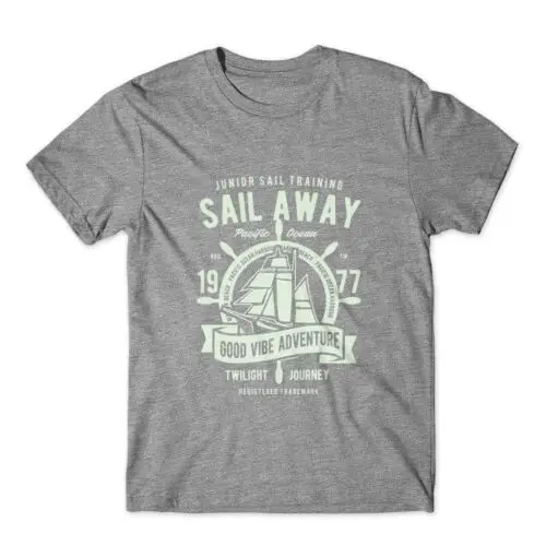 Sail Away Tshirt Zeilen Shirt 100% Katoen Premium T-Shirt Nieuw