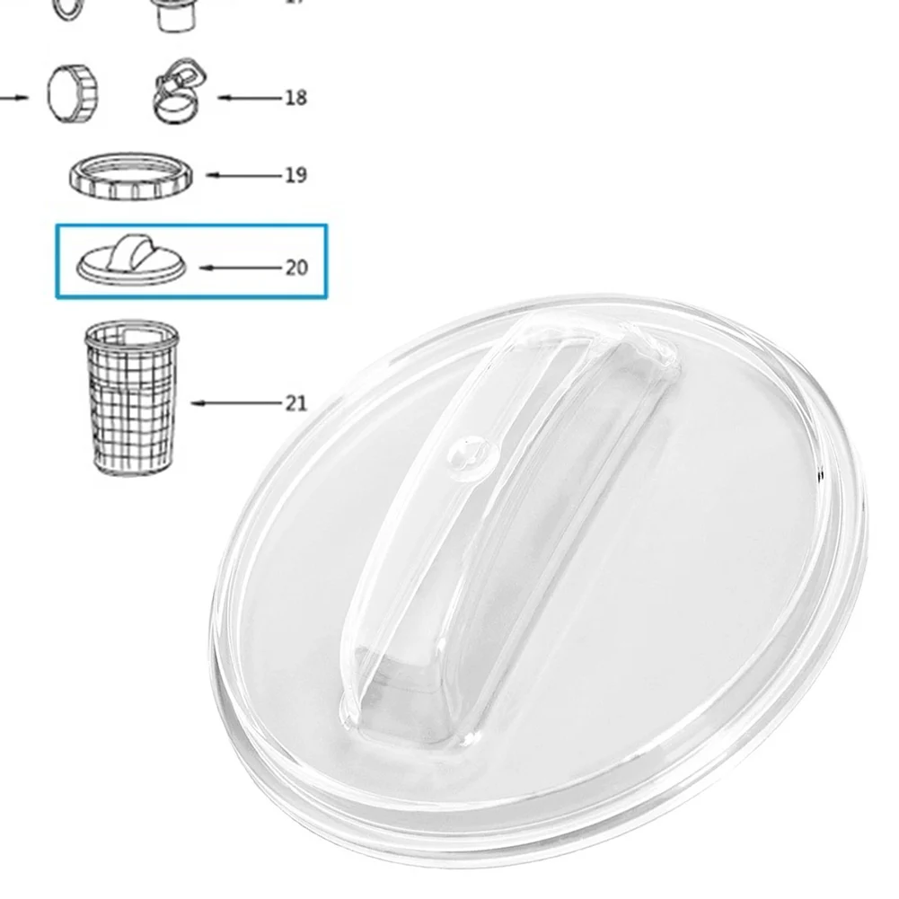 Transparent Lid Replacement for Sand Filter Model 58486 58497 58498 58499 58500 58692 P07019 Compatible Pool Filter Pump Part view 3