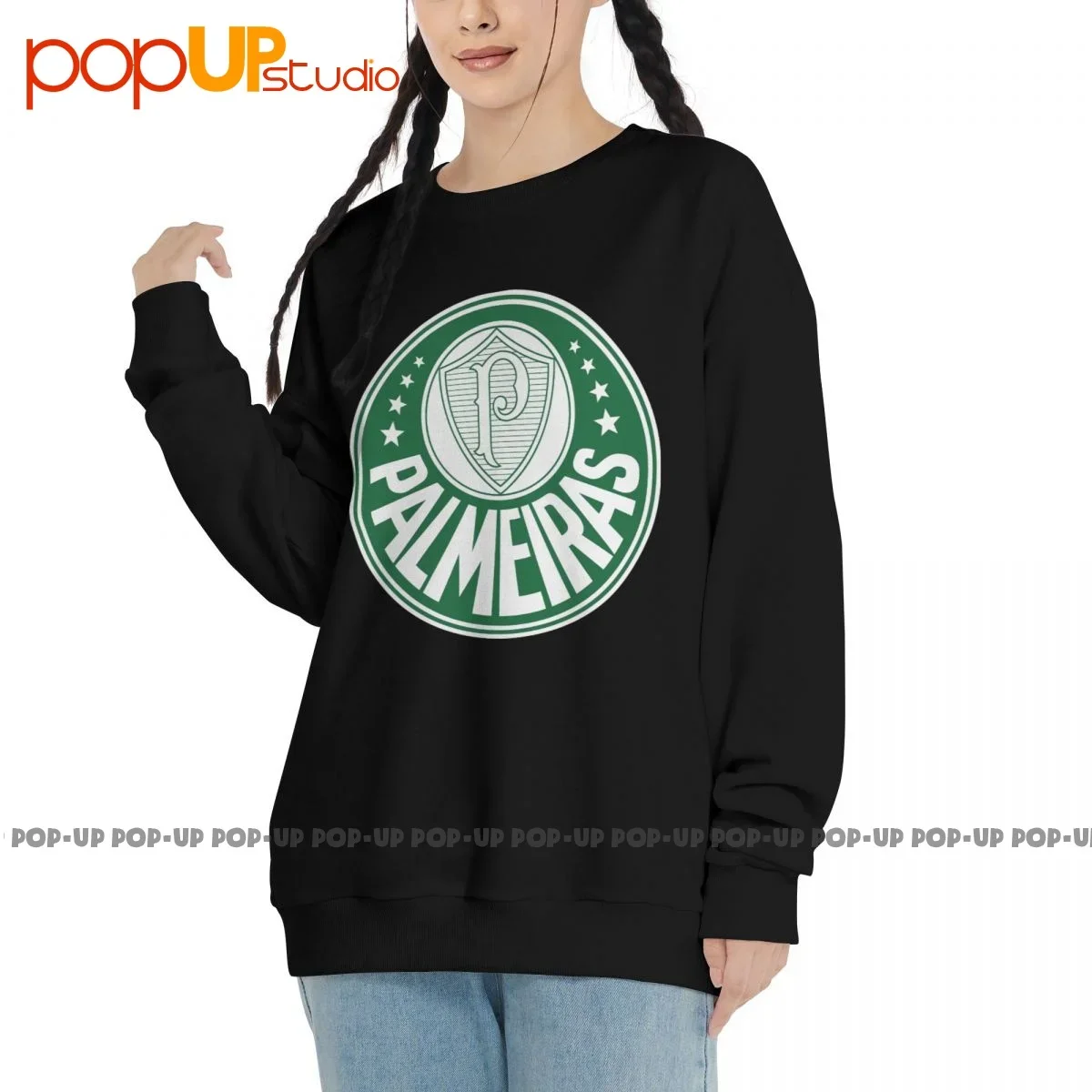 Sociedade Esportiva Palmeiras Futebol Brazilië Sweatshirt Pullover Shirts Pop Print Natuurlijke Bestseller