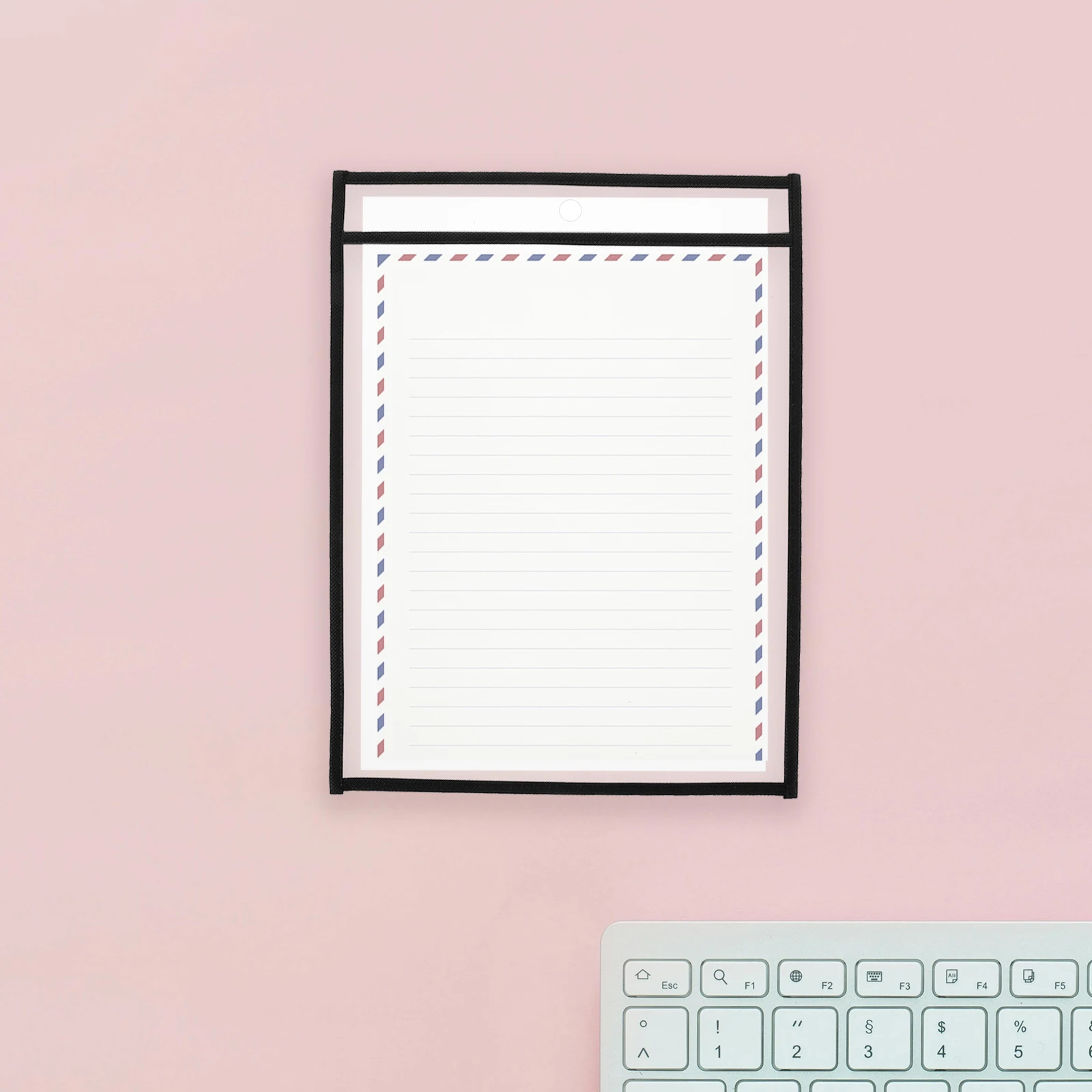 

6Pcs Document Sleeves Transparent Paper Storage Holders Waterproof File Protectors for School Work Office Supplies Organization