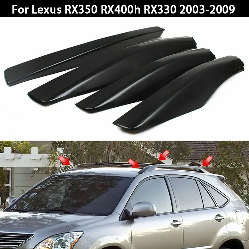 

4 шт./комплект, накладки на крышу автомобиля Lexus RX350 RX400h RX330 2003-2009