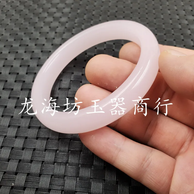 Ornament Bracelet Imitation Peach Blossom Jade Bracelet Pink Bracelet Women's Bangle Imitation Jade Bracelet Wrist Ring Bracelet