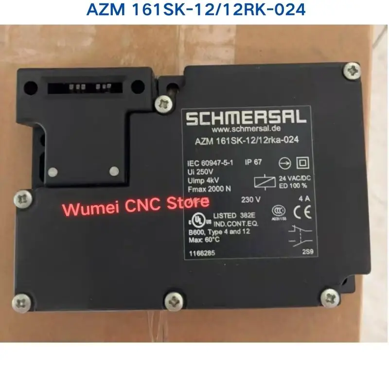 Second-hand test OK SCHMERSAL Safety door lock switch AZM161SK-12/12RK-024，AZM 161SK-12/12RK-024