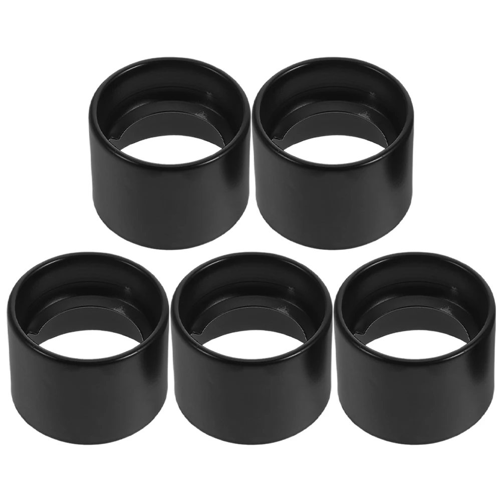 

5pcs Metal Lampshade Collar 1-1/2 Inch E26 E27 Ceramic Socket Base Black Post Light Fixture Parts Accessories Lamp Shade Adapter