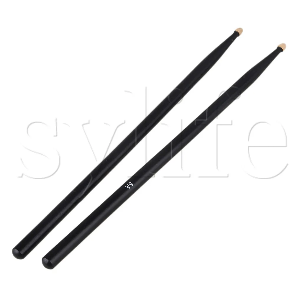 A Pair Lightweight Music Band Black Natural Maple Wood 5A Drum Stick Drumstick