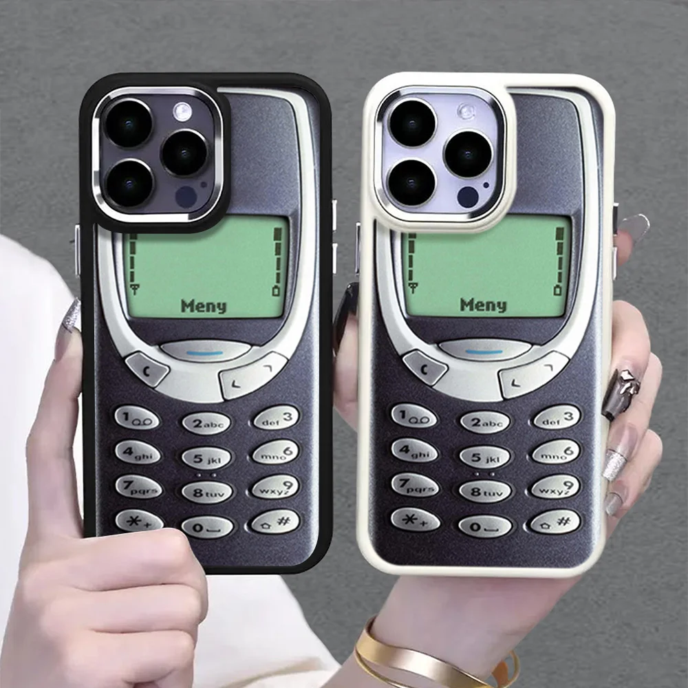 

Old style mobile phone case,suitable for iPhone16Pro Max/iPhone16Pro/iPhone16/iPhone16 Plus to iPhone11 12 13 14 15 series