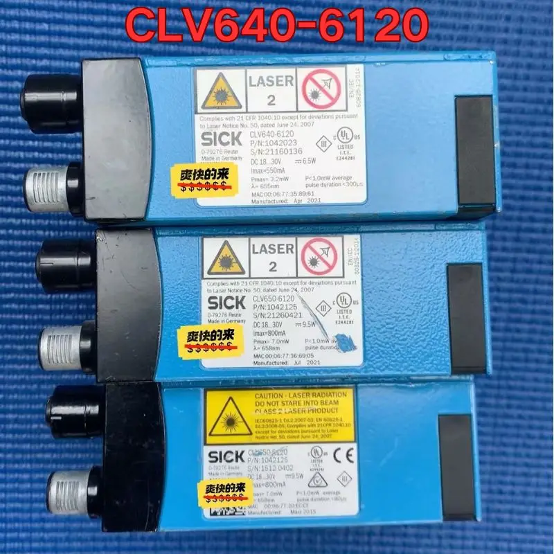 

Second-hand CLV640-6120 code scanner function test is normal