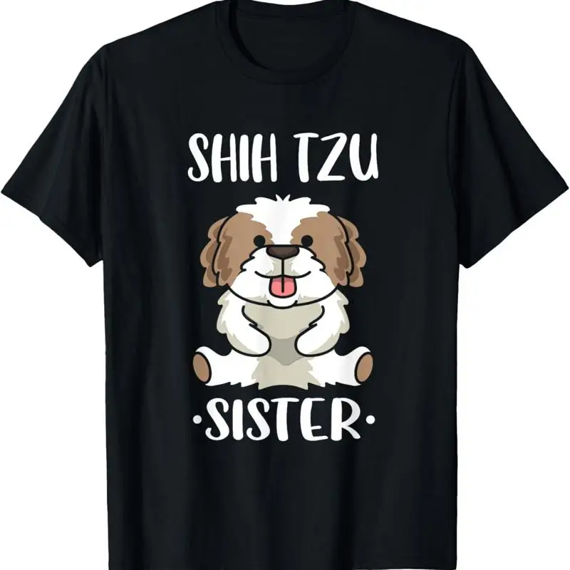 

Shih Tzu Sister Long Haired Dog Puppy Toy T Shirt