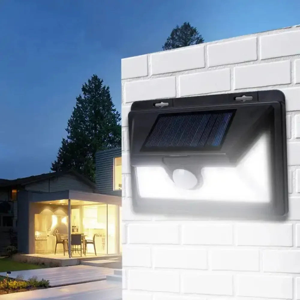 Outdoor PIR Motion Sensor 172LED Led Solar Garden Light Solar Wall Light Garden Lamp for Fence Pathway Street