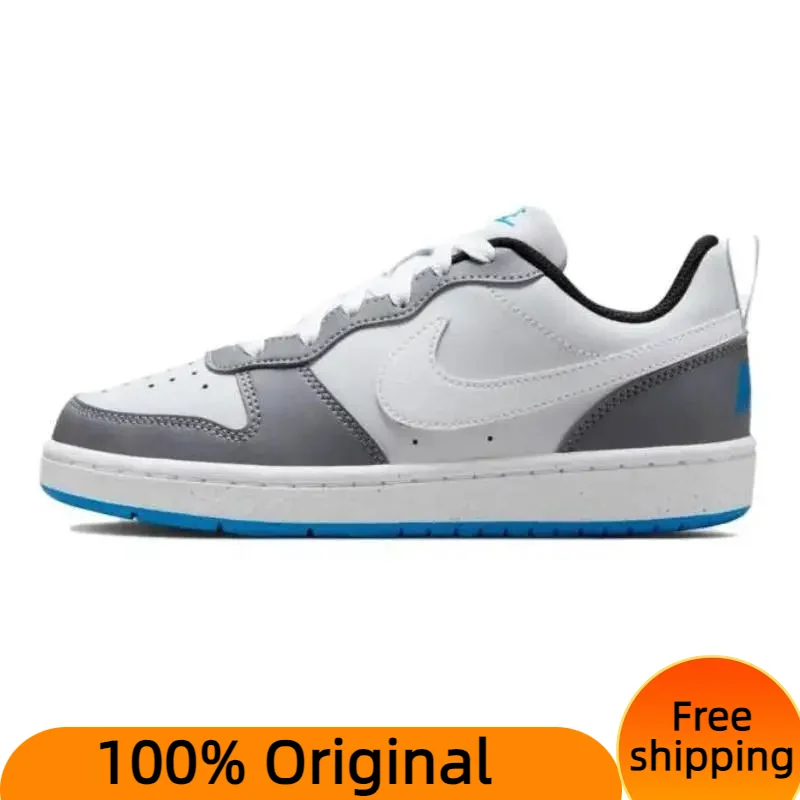 

Nike Court Borough Low Recraft 'Platinum Cool Grey Photo Blue' GS Sneakers shoes