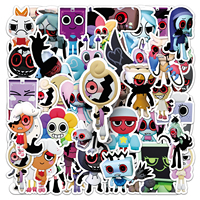 50Pcs Bottle Space&Dandy Series Cartoon Cute Waterproof Sticker Skateboarding Retro home decal Sticker