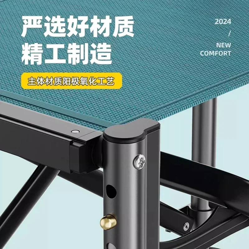 كراسي الشاطئ المحمولة القابلة للطي مجموعة التخييم كراسي الشاطئ الصيد خفيفة الوزن أثاث خارجي فاخر مريح Der Angler LLBC #5