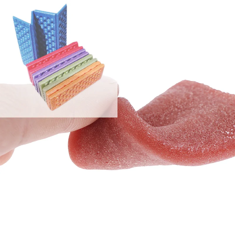 

2Pcs New horror funny magic tricks fake simulation tongue decompression toy prank toys