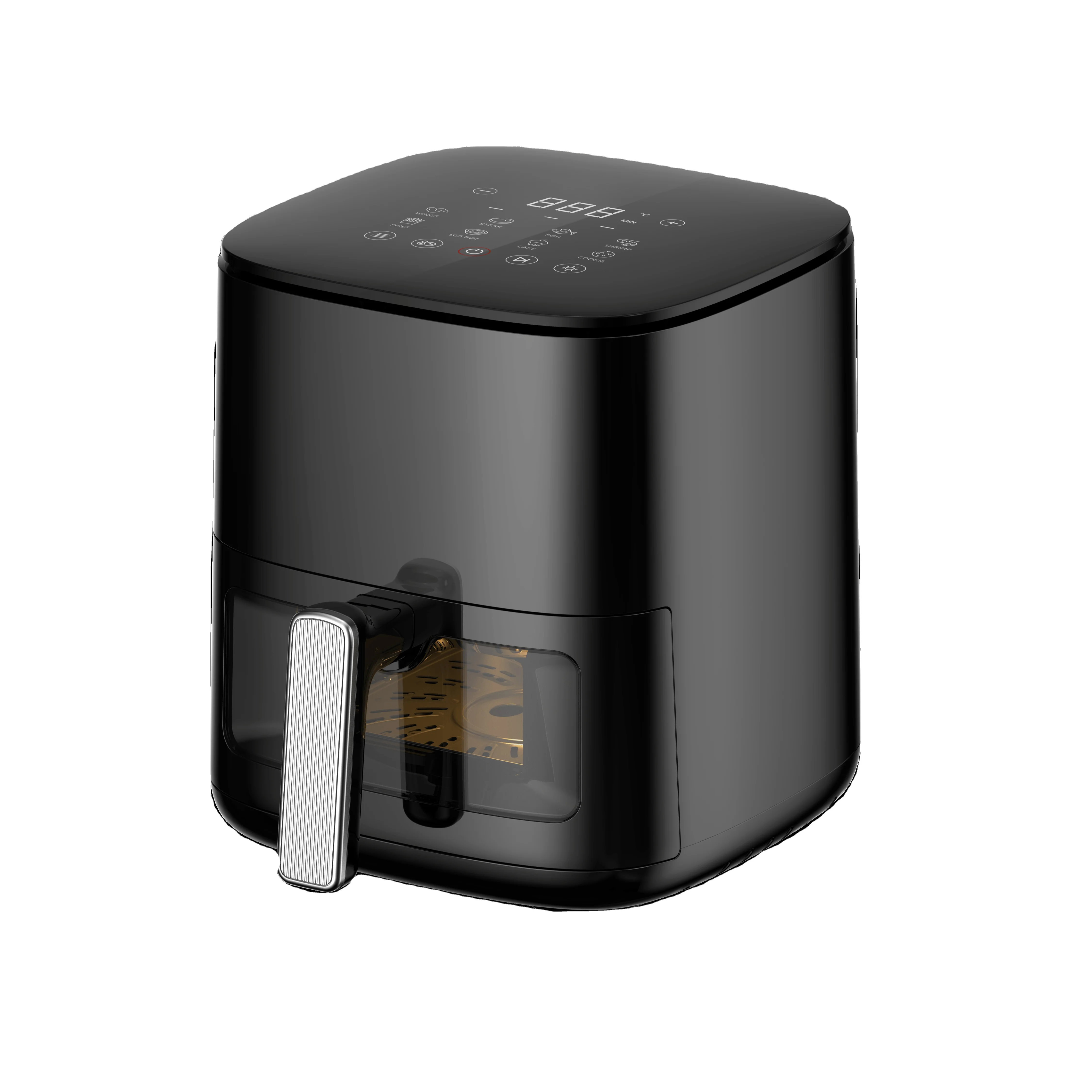 

80-200℃ Adjustable Thermostat Control Air Fryer Familiales Anti-stick Electric Air Fryers For Sale