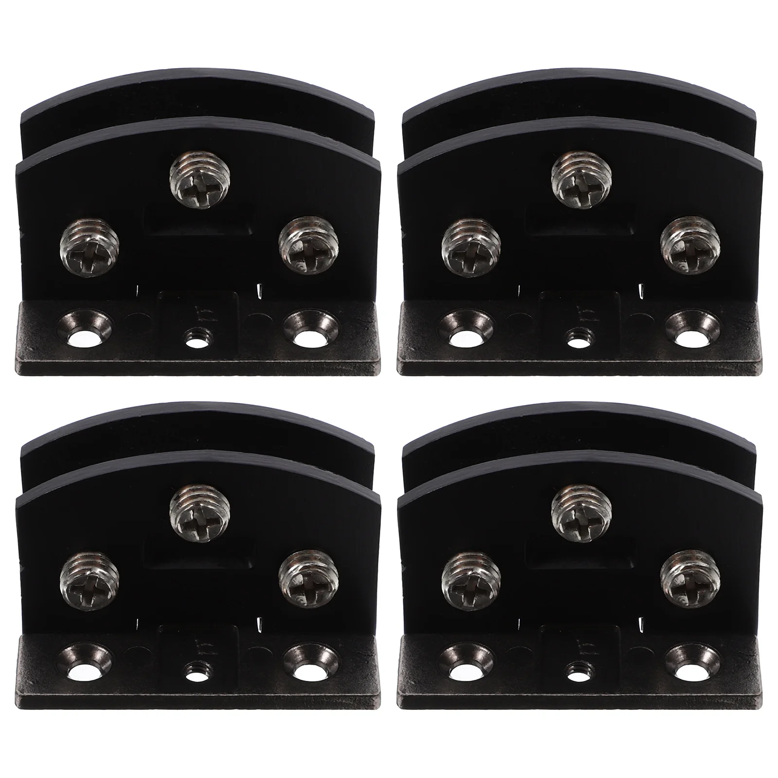 

4Pcs Glass Door Hinge Clamp Stainless Steel for Shower Space Saving Easy Installation Home Hotel Bathroom Hinges to Repair