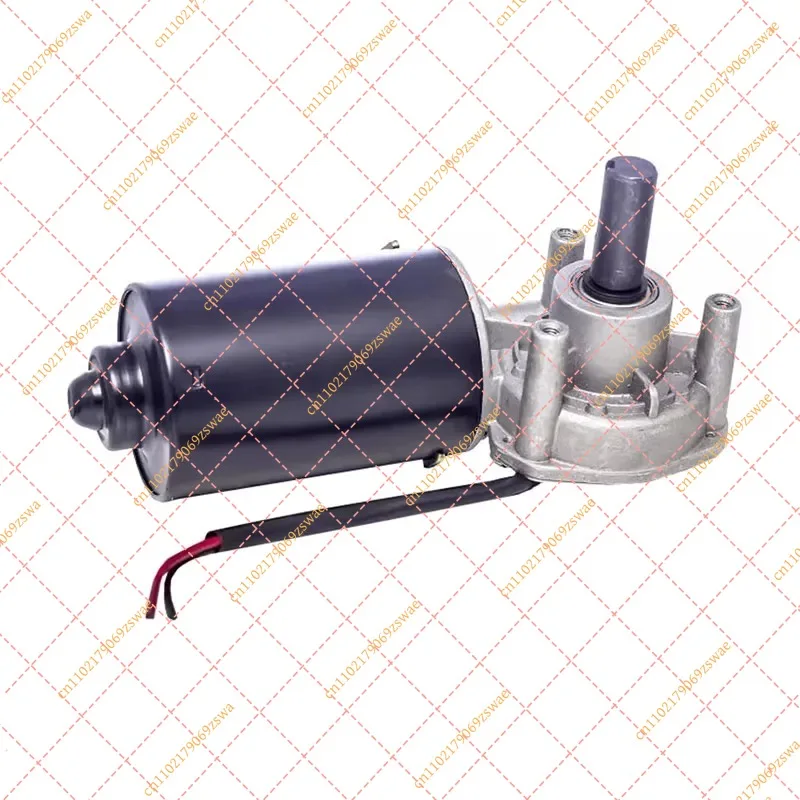 12V 24V DC Worm Gear Motor 80W 100W 150W, Copper Gear Geared Motor 30-70 RPM