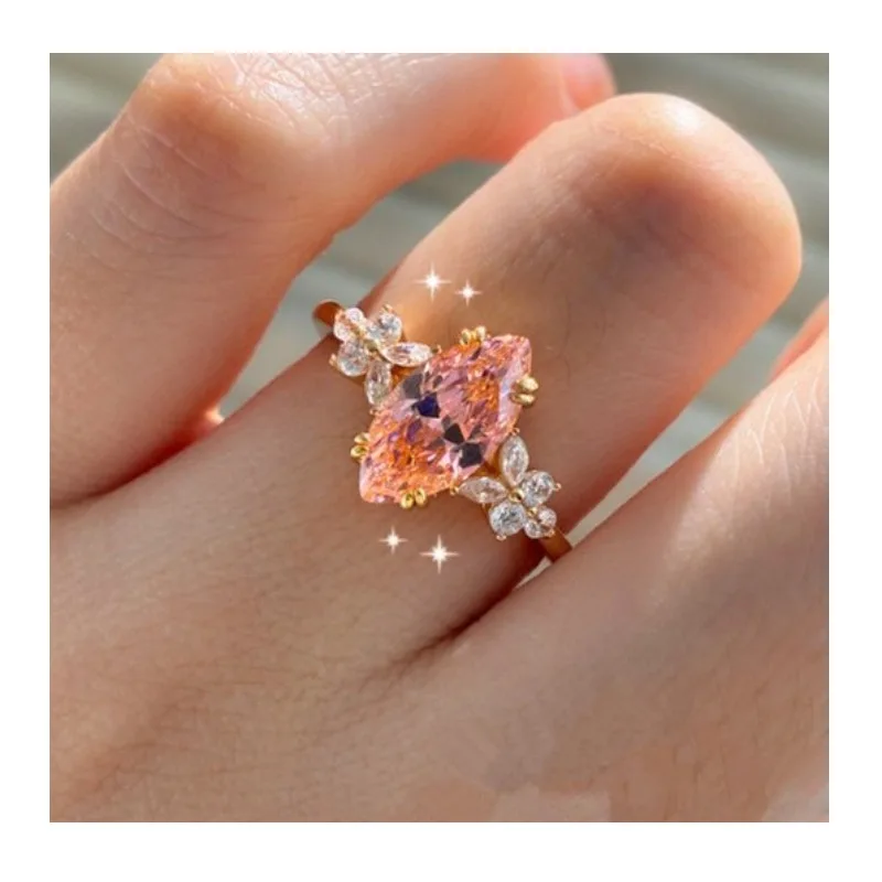 

Live Stream New * Horse Eye Paparacha Ring Sweet Fashion Temperament