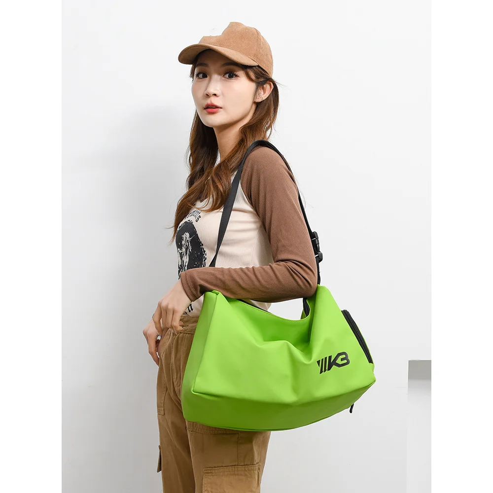 Large Capacity Dry Wet Separation Crossbody Shoulder Bag Multi Functional Fitness Bag Travel Bag Independent Shoe Compartment