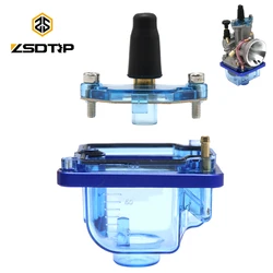 ZSDTRP Metal/Plastic Carburetor Top Cover Float Bowl kit for PWK21-34MM Motorcycles Accessories