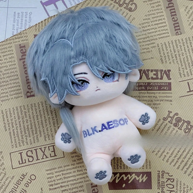 

20 см Game Identity V Ezop Carl Бальзамировщик Kawaii Косплей Мягкая хлопковая кукла Тело со скелетом Аниме Плюшевые игрушки Фигурки Фанаты Подарок