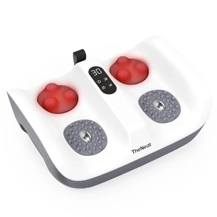 

Foot Massager Machine with Heat, Vibration, Shiatsu Foot Calf Massager, Kneading Massage, Suitable for Home & Office, 2 Speed Options, NeatVibe