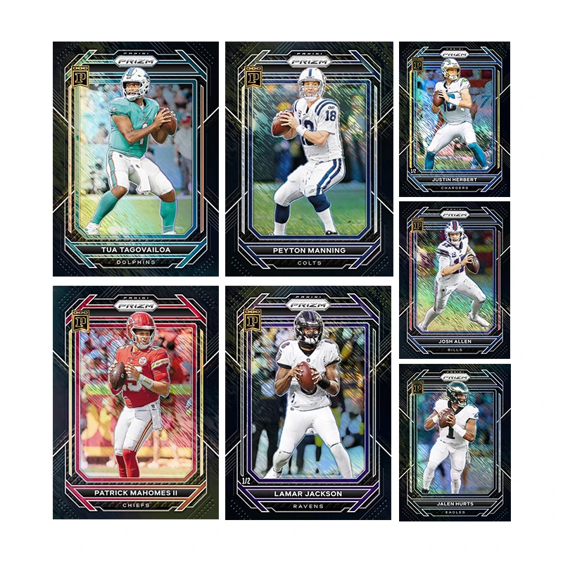 

Panini Rugby Star Card Diy Домашняя Tua Tagovailoa Peyton Manning Patrick Mahomes Lamar Jackson Коллекционная карта Игрушки Подарок