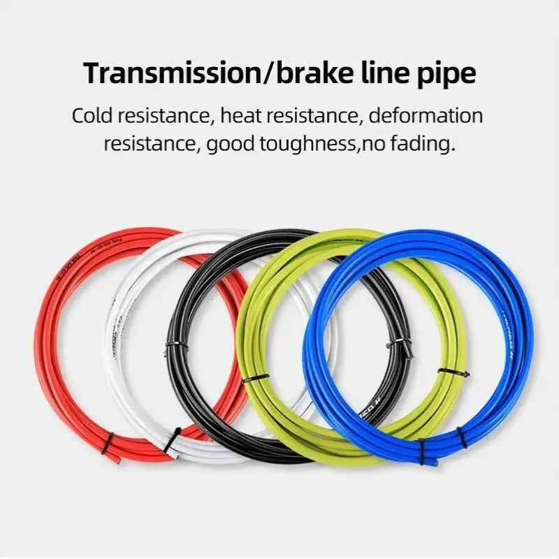 TRLREQ Fahrrad-Brems- und Schaltkabel-Gehäuse-Set, Premium-Qualität Ersatzteil, 3 Meter pro Packung, passend für die meisten Mountainbikes und Rennräder – Detail 2