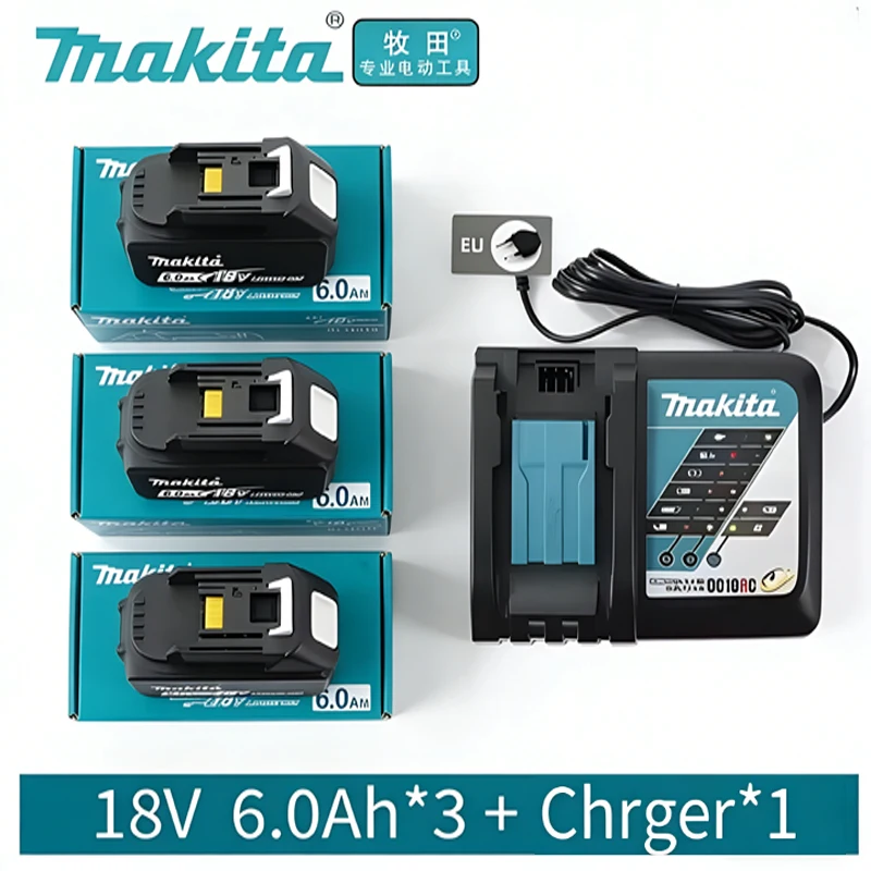 

New Genuine 18V Makita 6Ah for Makita Battery BL1840 BL1830B BL1850B BL1850 BL1860 BL1815 Replacement Lithium Battery
