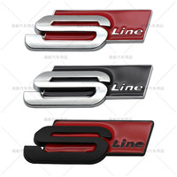 CNZKO Metal Car logo Sticker Badge Decoration Decals For Audi Sline TT Q2 Q3 Q5 Q7 Q8 A3 A4 A5 A6 A7 R8 B5 B6 B7 B8 C5 RS4 RS5