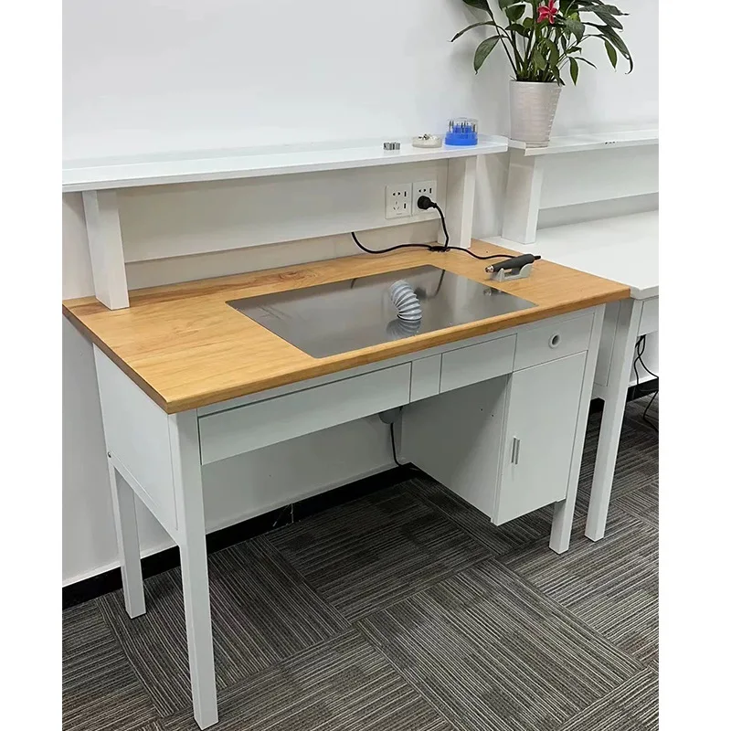 Dental technician table single 1.2 meters Dental lab workbench Polished oral teaching table