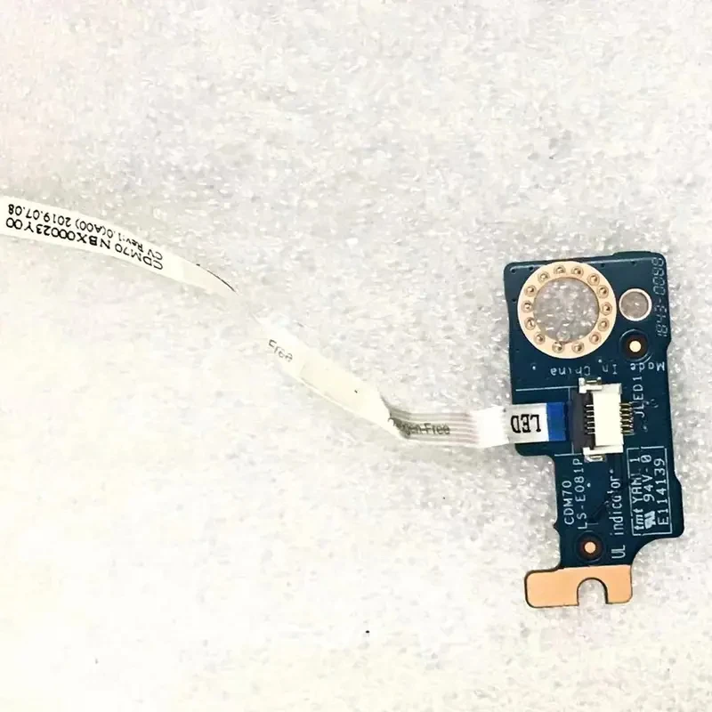 New Laptop LED Light Indicator Small Board CDM70 LS‑E081P for Dell Latitude 5480 E5480