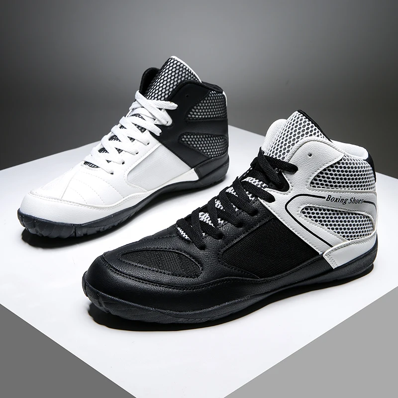 2024Breathable Boxing Shoes For Men And Women Wrestling Shoes Shock-absorbing Non-slip Boxing Fighting Shoes