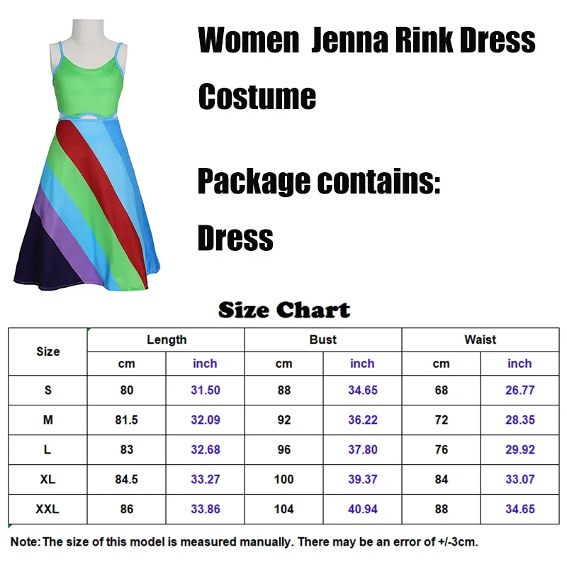 Cosplay für Frauen, inspiriertes Kleid, ausgefallene Kostüme, mehrfarbige Erwachsenenkostüme, Karneval, Halloween-Kostüm – Detail 1