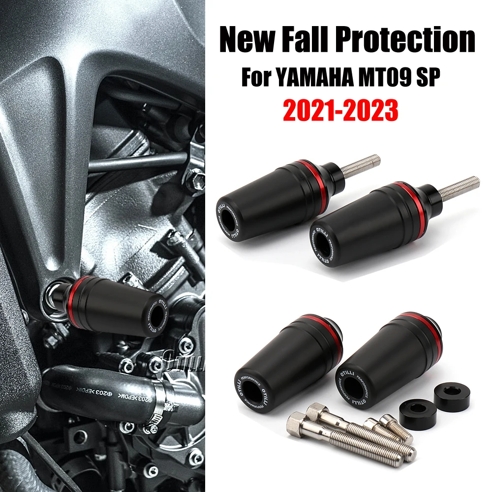 

New Motorcycle Accessories Frame Sliders Falling Protection Crash Protectors For Yamaha MT09 mt09 MT-09 MT 09 SP 2021 2022 2023