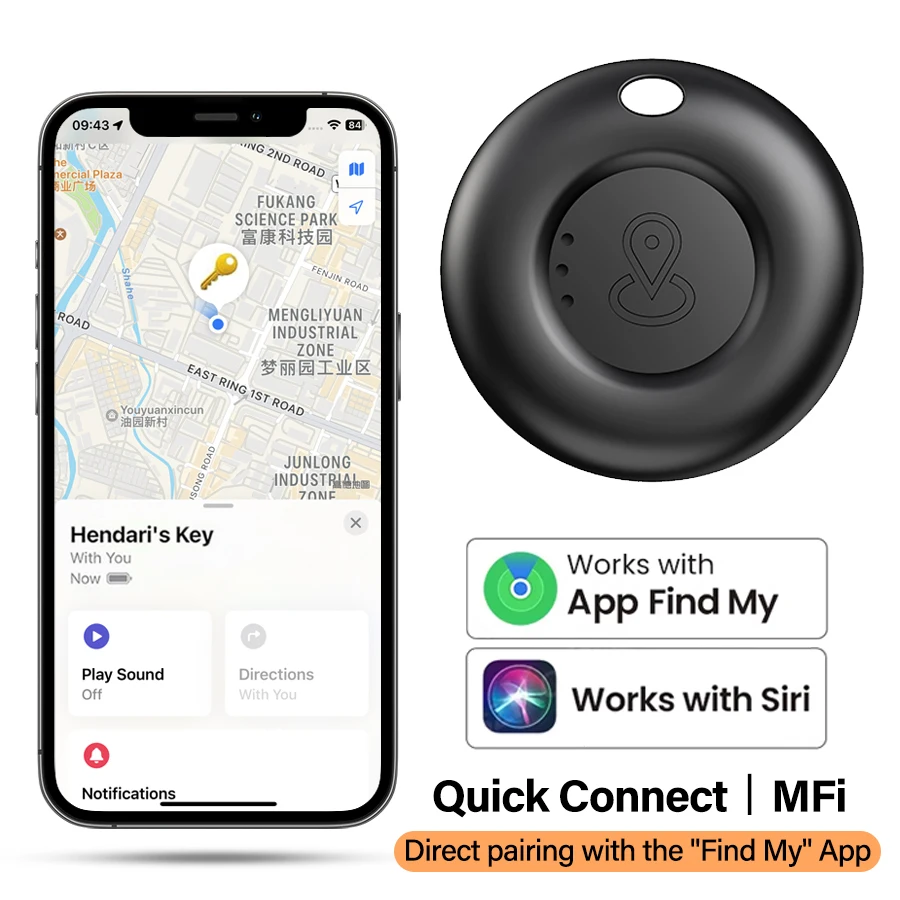 

Smart Tag Bluetooth Mini GPS Tracking Device For Find My APP Anti LostTracker Alarm Reminder Positioner For Kid Pet Car Key IOS