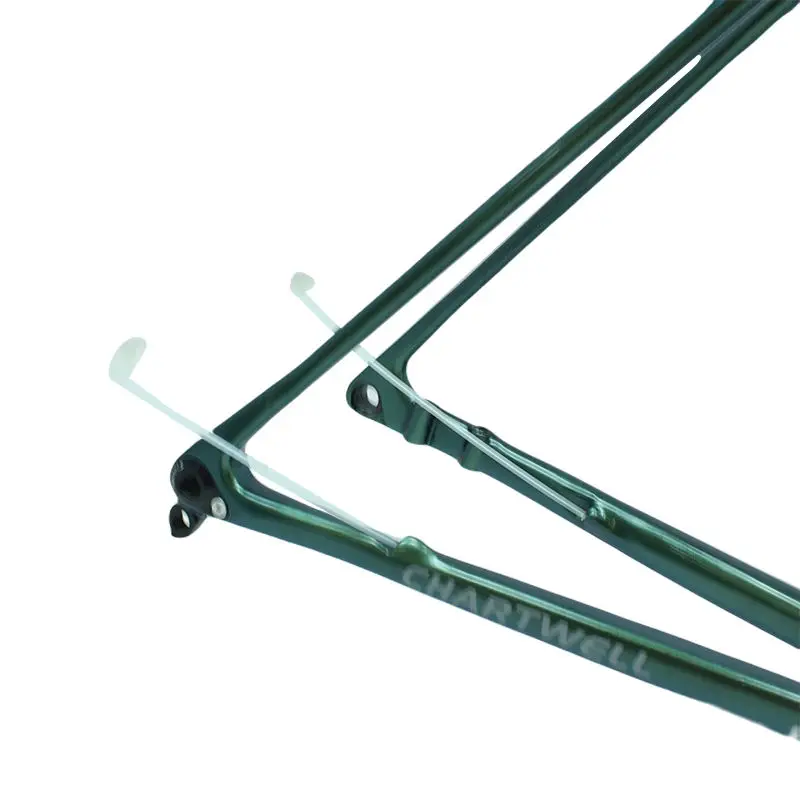 T700 Carbon Road Frame, Thru Axle Disc Brake BSA Bottom Bracket, Lightweight Aero Geometry Internal Cable Routing